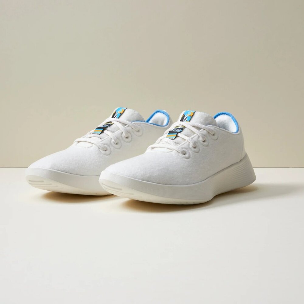 Allbirds Wool Runner 2 - Natural White/NZ Blue (natural white sole)